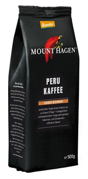 KAWA ZIARNISTA ARABICA 100 % PERU DEMETER BIO 500 g - MOUNT HAGEN