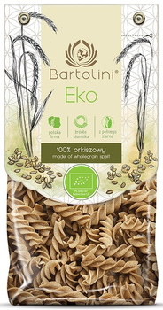 MAKARON (ORKISZOWY RAZOWY) ŚWIDERKI BIO 250 g - BARTOLINI