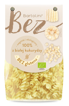 MAKARON (Z BIAŁEJ KUKURYDZY) ŚWIDERKI BEZGLUTENOWY BIO 250 g - BARTOLINI