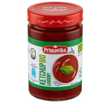 KETCHUP ŁAGODNY BEZGLUTENOWY BIO 315 g - PRIMAVIKA (PRIMAECO)