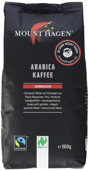 KAWA MIELONA ARABICA 100 % FAIR TRADE BIO 500 g - MOUNT HAGEN