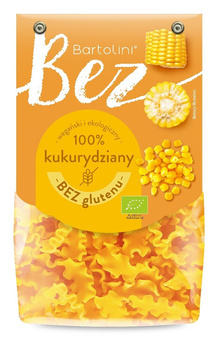 MAKARON (KUKURYDZIANY) FALA BEZGLUTENOWY BIO 250 g - BARTOLINI